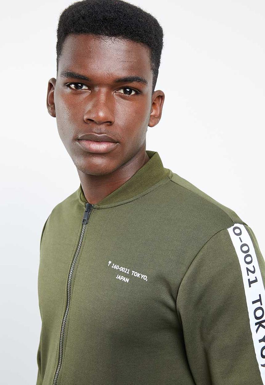 Only & Sons - William bomber - green