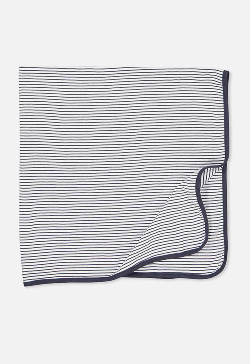 Cotton On - Newborn wrap blanket - navy & white
