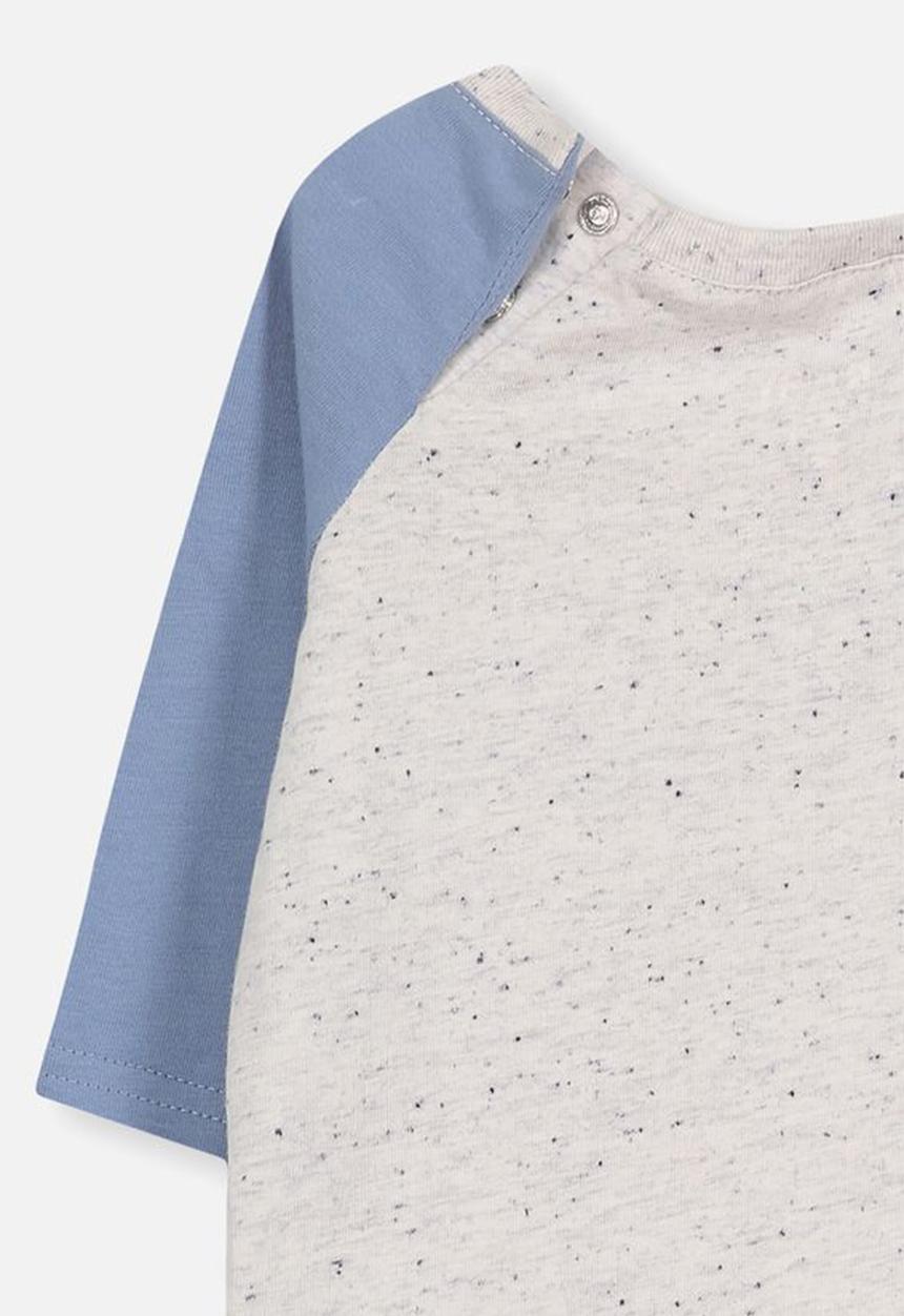 Cotton On - Freddie long sleeve tee - blue & grey