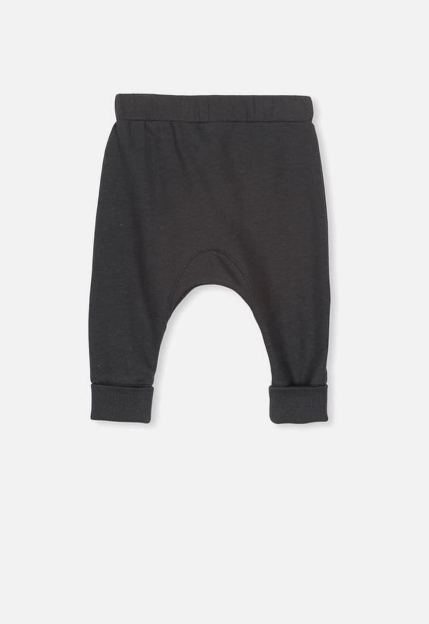 Cotton On - Shelby slouch trackpant - black