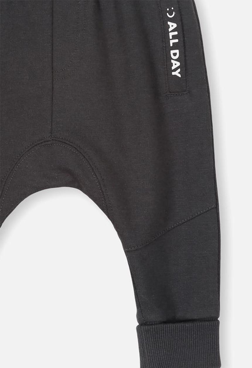 Cotton On - Shelby slouch trackpant - black