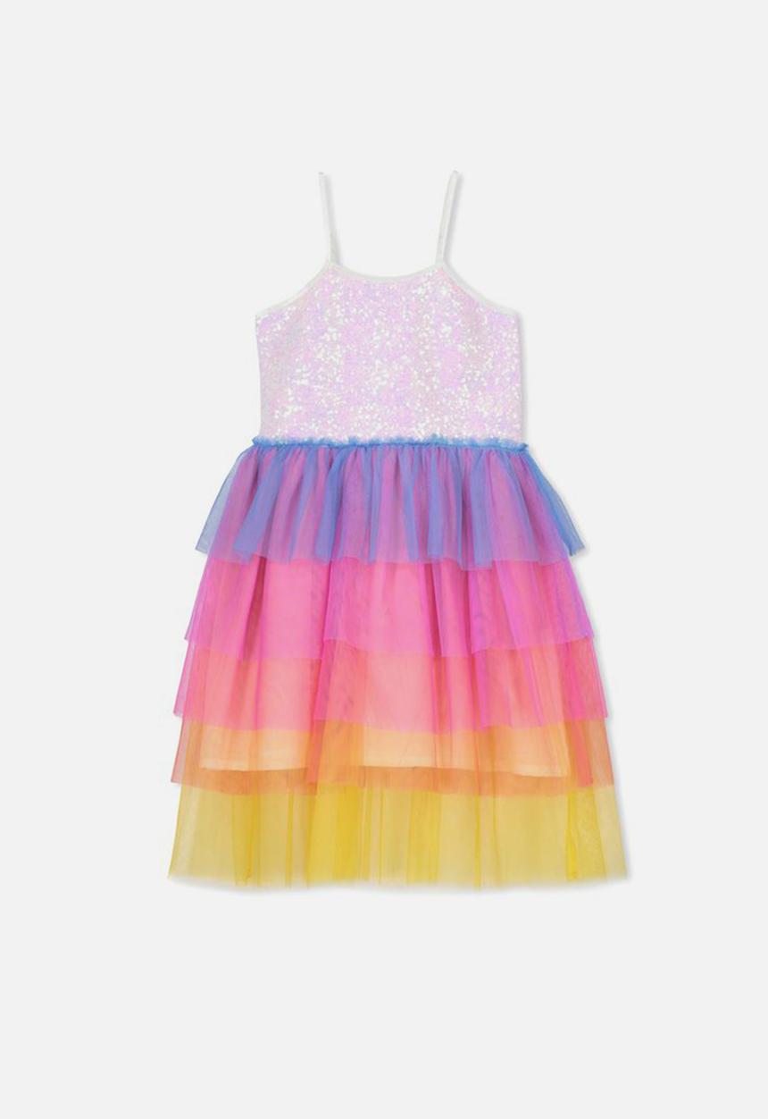 Cotton On - Iris tulle dress - multi