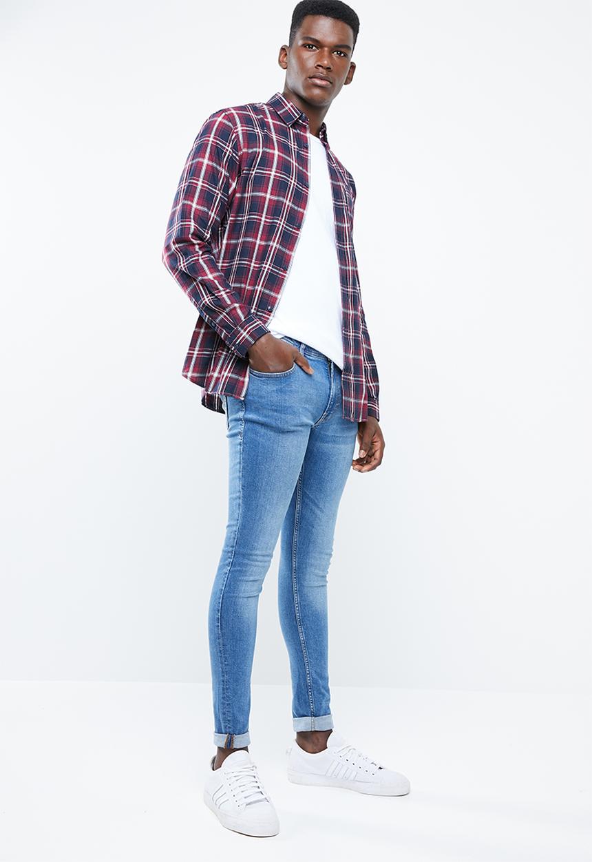 Jack & Jones - Tom skinny fit jeans - blue