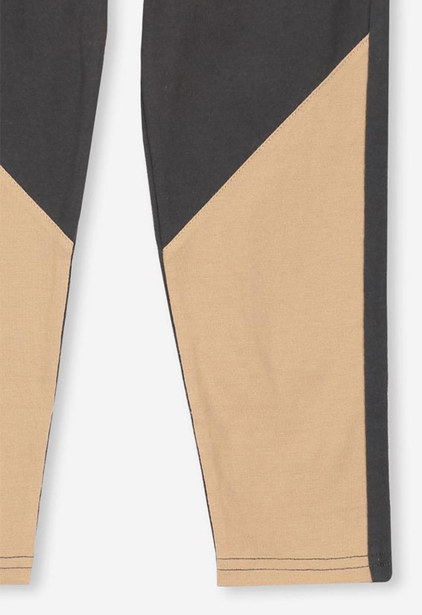 Cotton On - Miles slouch pant - black & beige