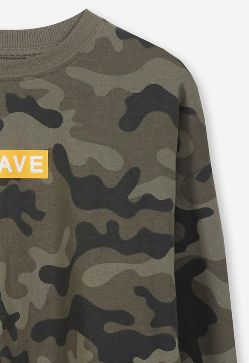 Cotton On - Tom loose fit camouflage tee - multi