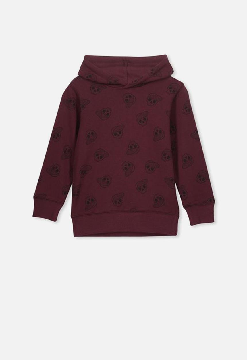 Cotton On - Liam hoodie - burgundy