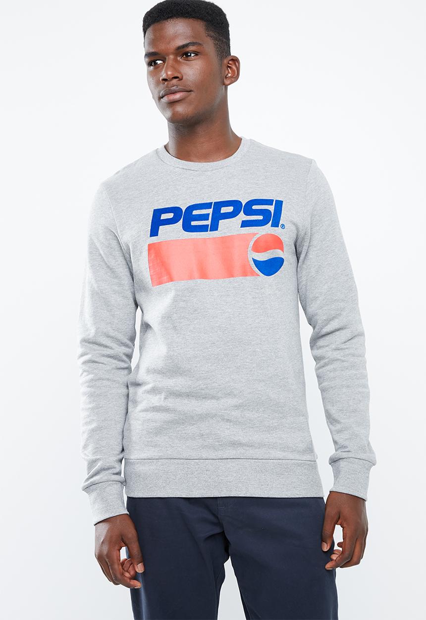 Jack & Jones - Jorpepup sweat crew - grey