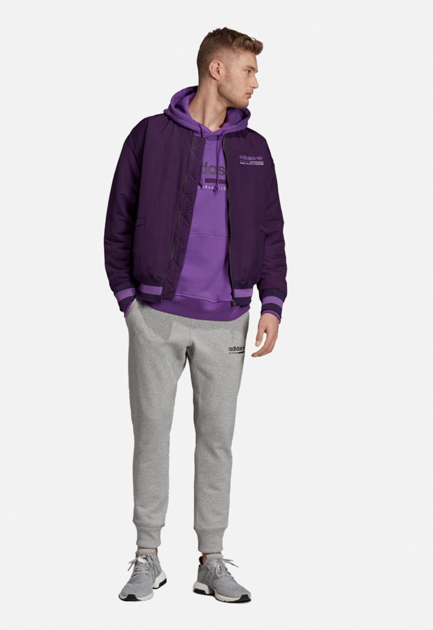 adidas Originals - Kaval varsity padded jacket - purple