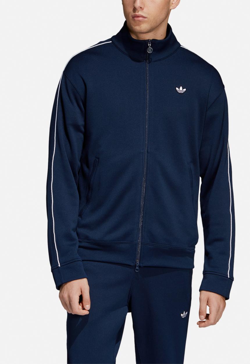 adidas Originals - Samstag tracksuit top - navy & white
