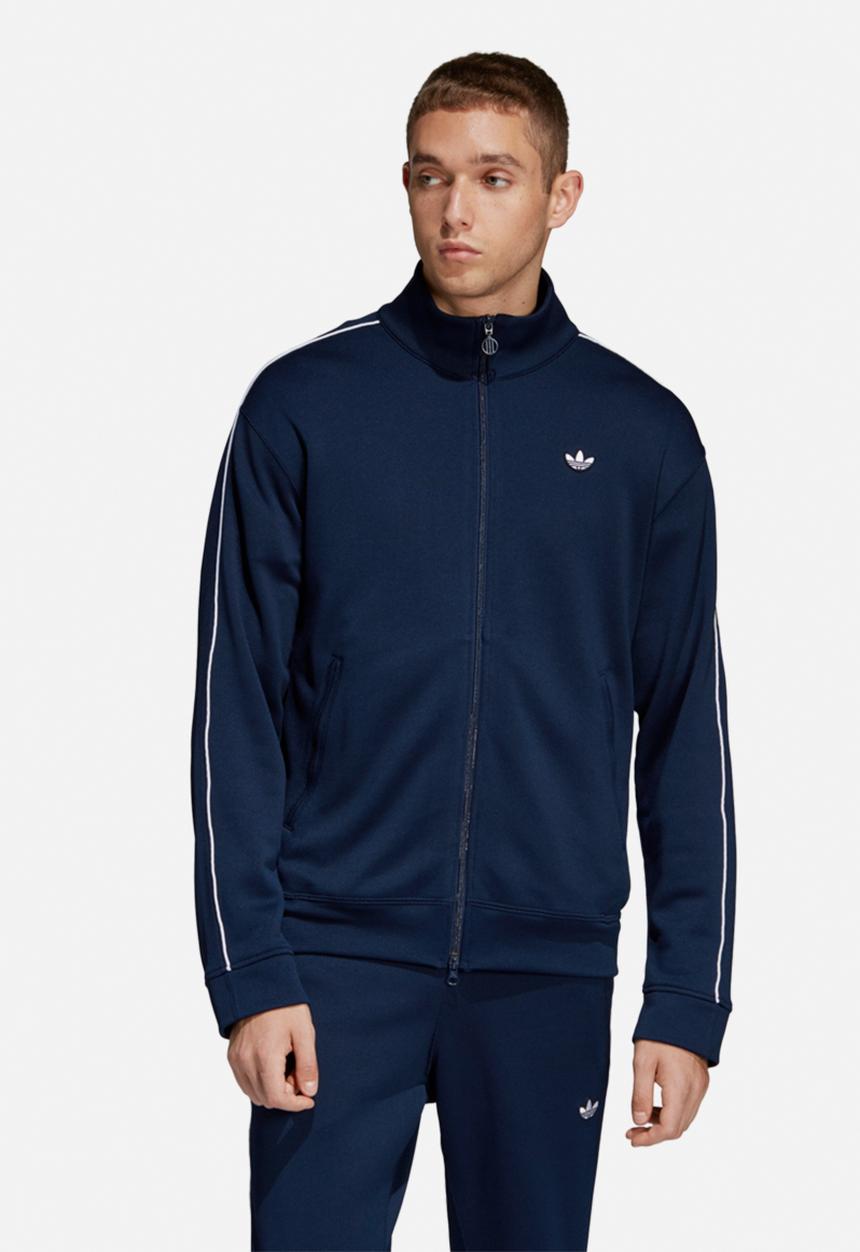 adidas Originals - Samstag tracksuit top - navy & white