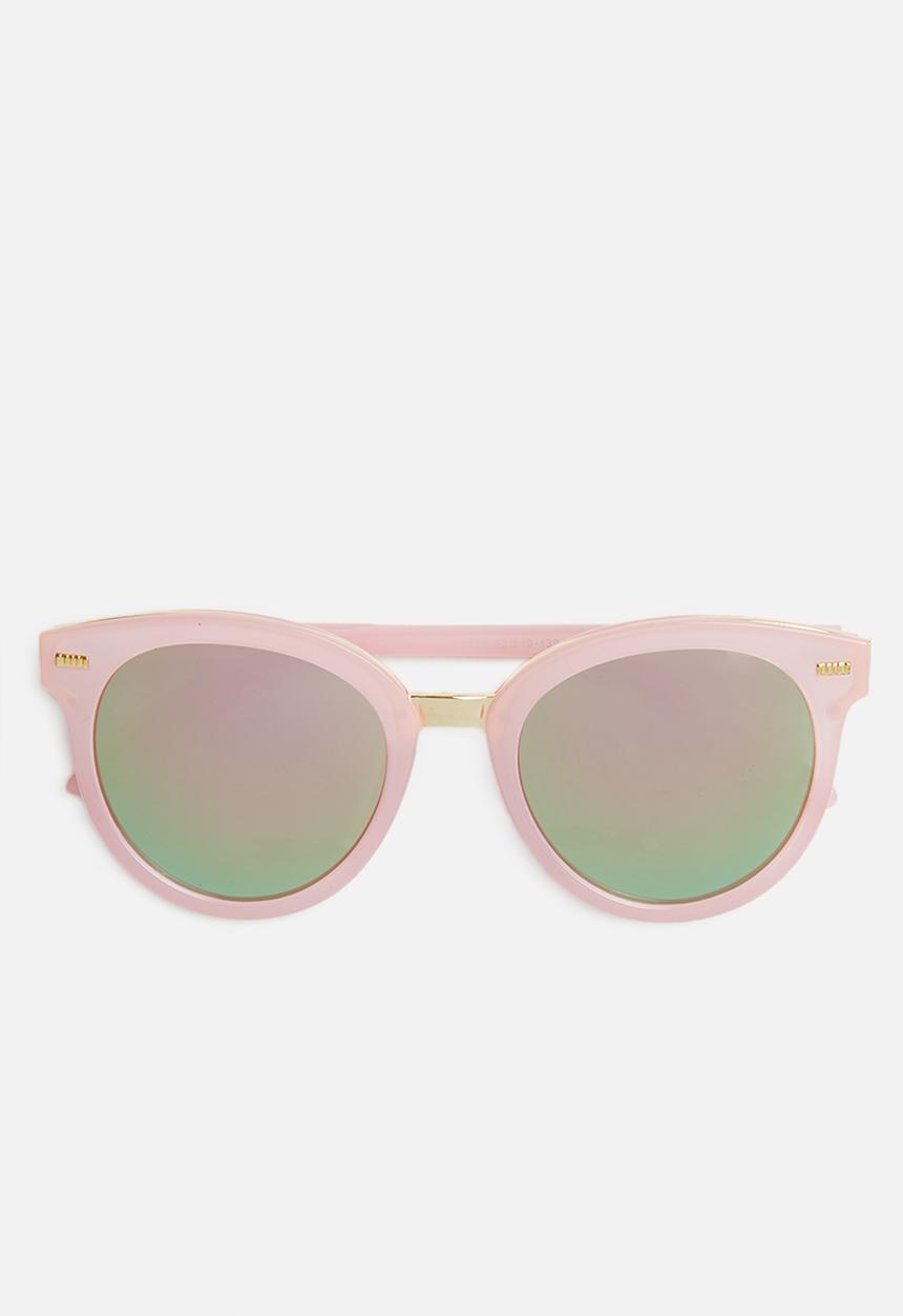 Superbalist - Kids girls mirror sunglasses - pink & green