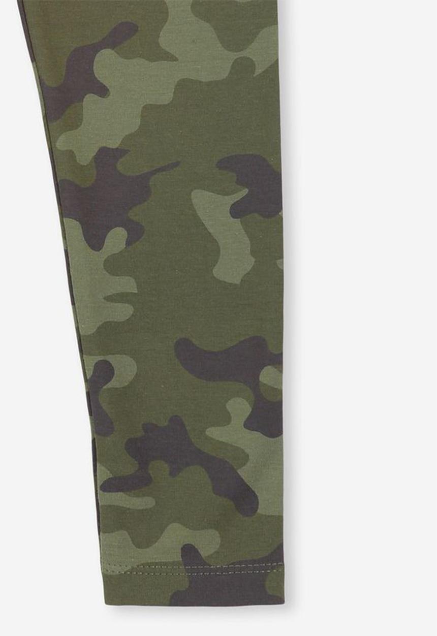 Cotton On - Huggie camouflage tights - green