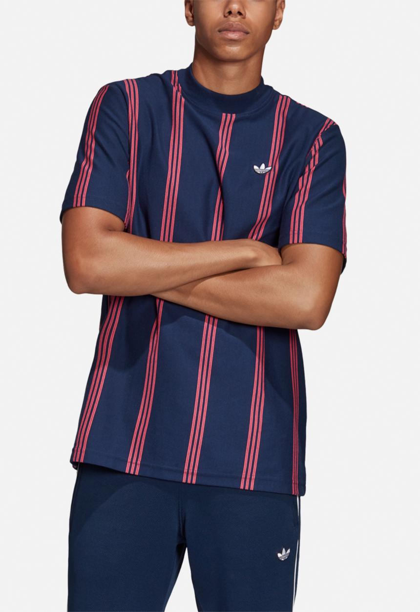 adidas Originals - Samstag tee - navy & red