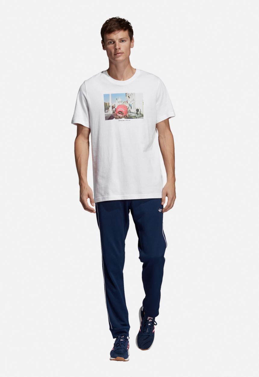 adidas Originals - Samstag photo tee - white