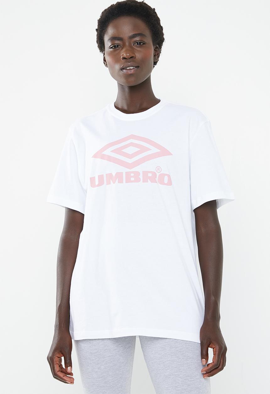 Umbro - Umbro boyfriend fit logo tee - white
