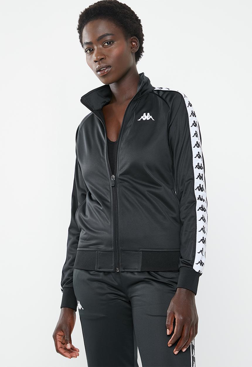 KAPPA - 222 Banda wanniston slim track jacket - A62 black & white