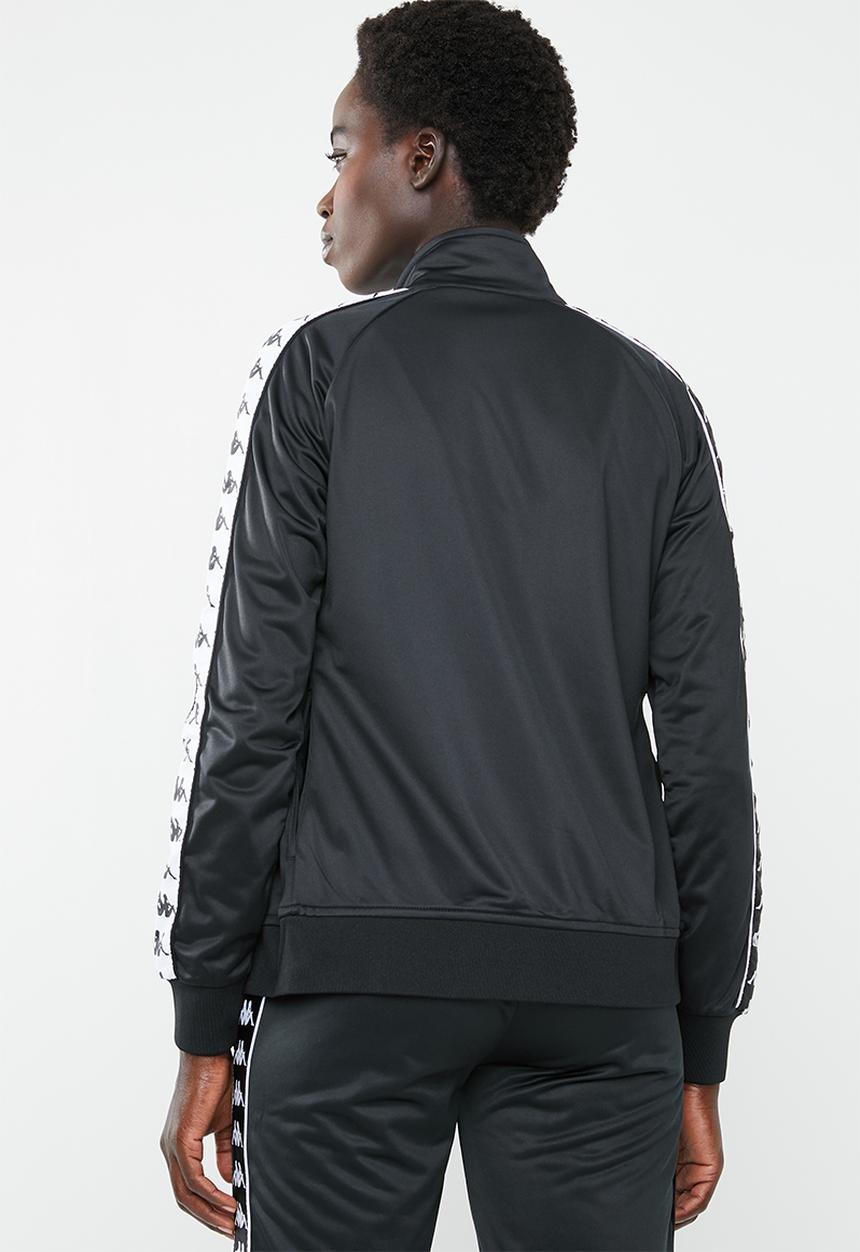 KAPPA - 222 Banda wanniston slim track jacket - A62 black & white