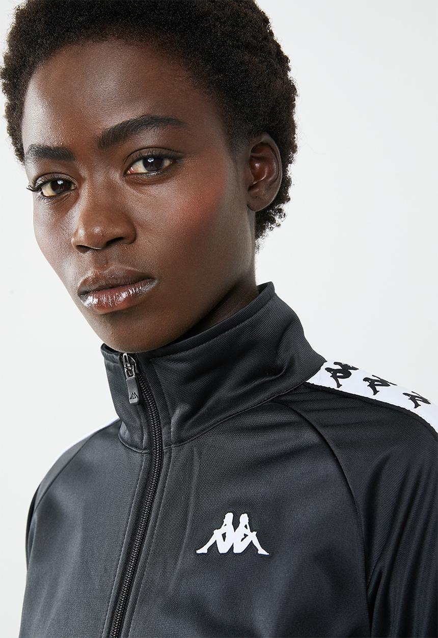 KAPPA - 222 Banda wanniston slim track jacket - A62 black & white