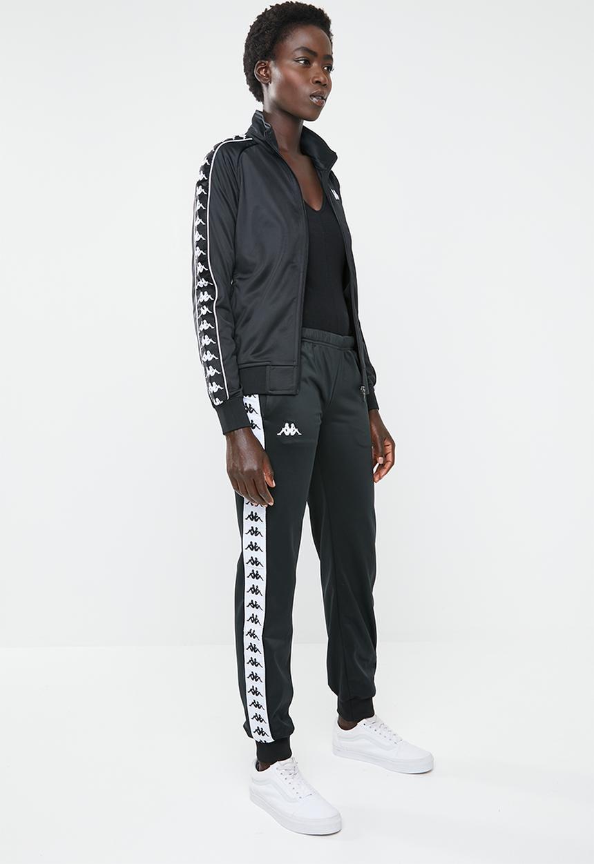 KAPPA - 222 Banda wanniston slim track jacket - A62 black & white