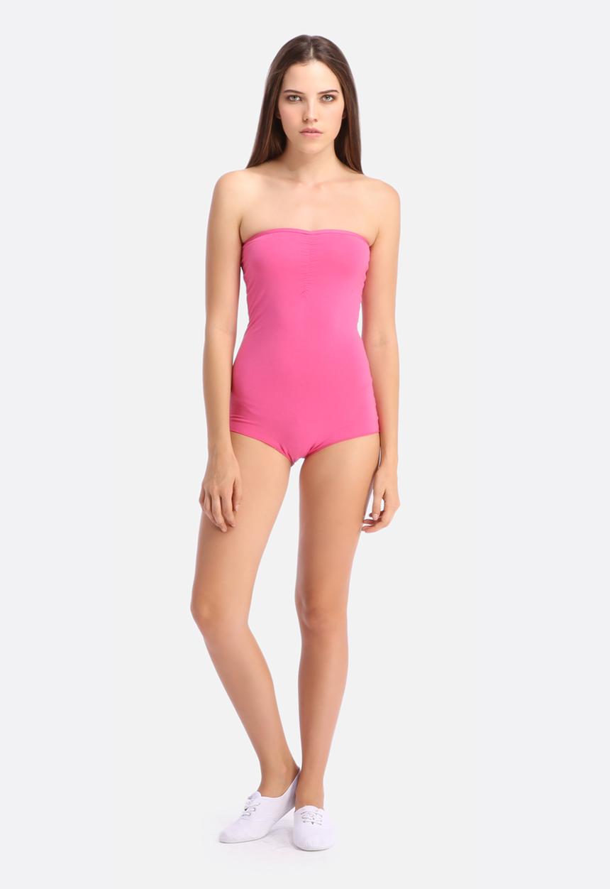 American Apparel - Cotton Spandex Jersey Rouched Bodysuit