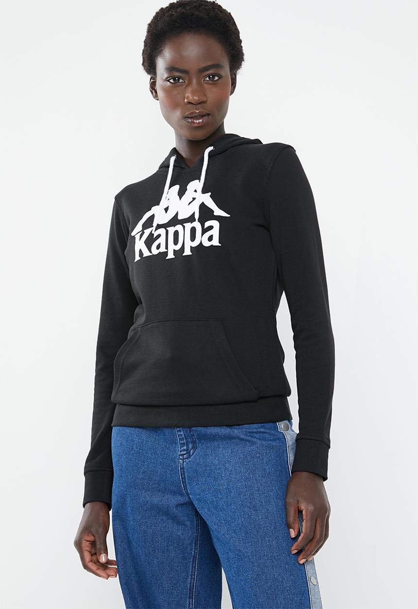 KAPPA - Authetic zimy hoodie - black
