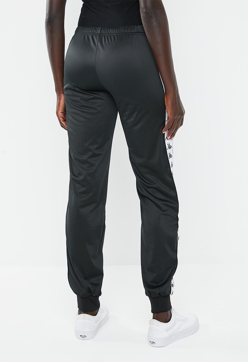 KAPPA - 222 Banda Wrastoria slim fit track pants - A62 black and white