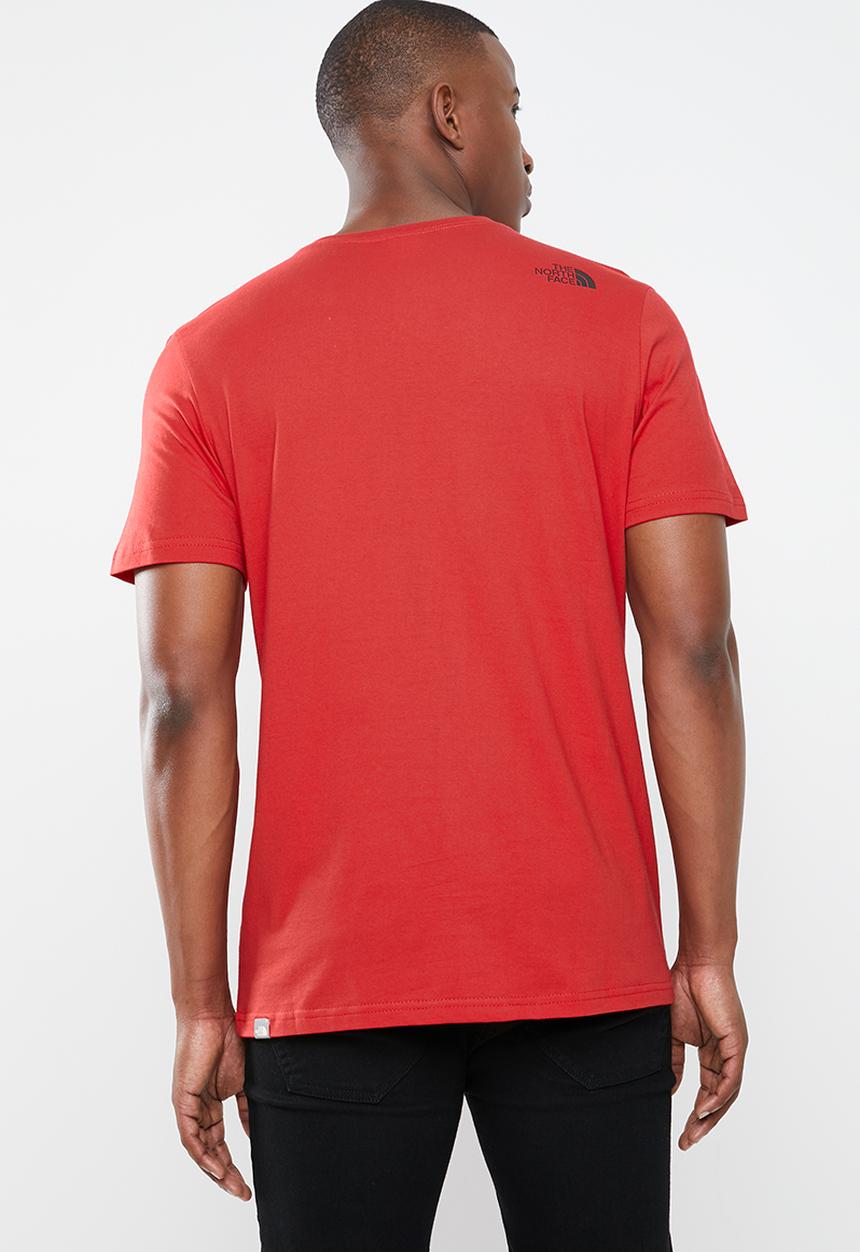 The North Face - Easy tee - red