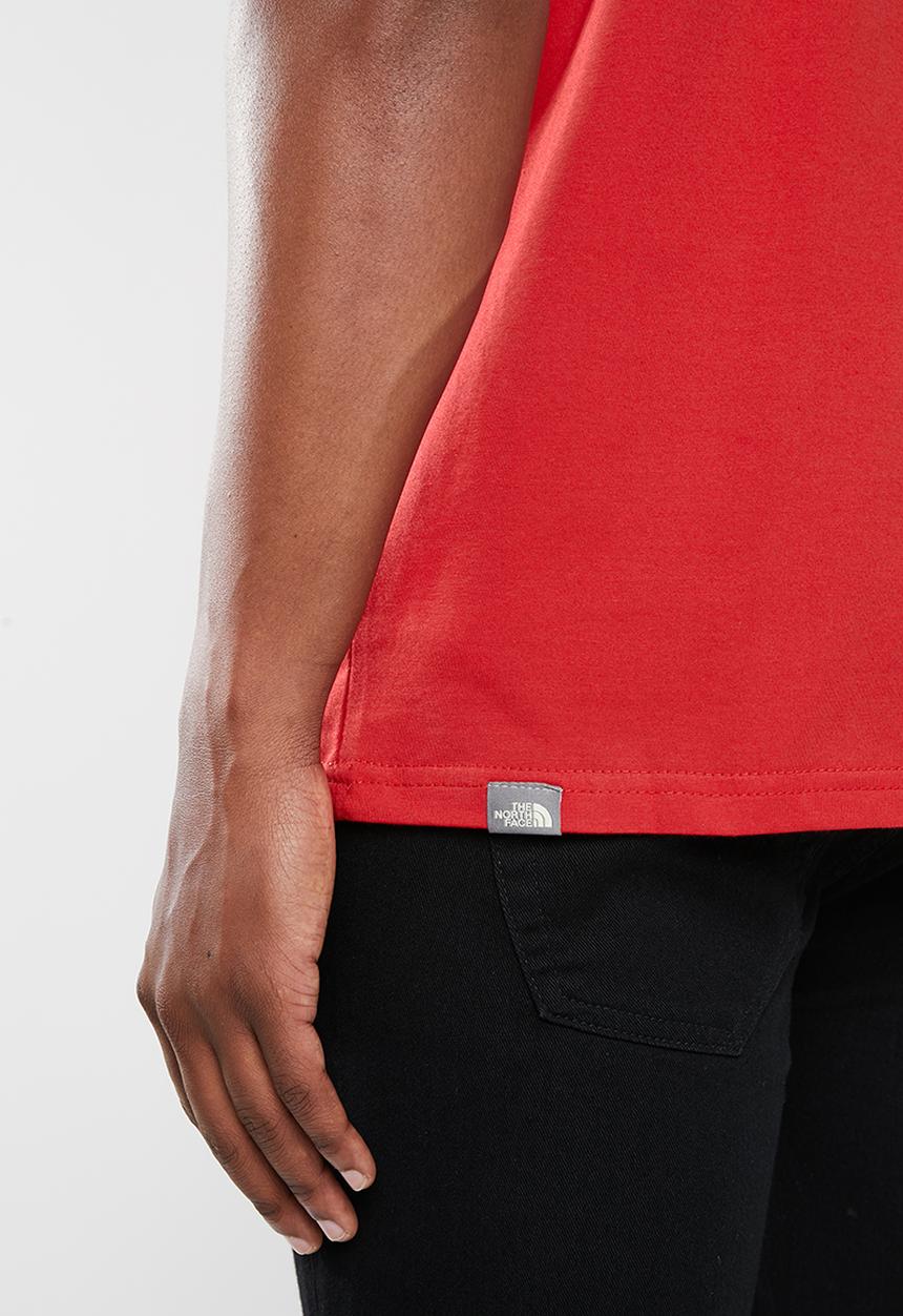 The North Face - Easy tee - red