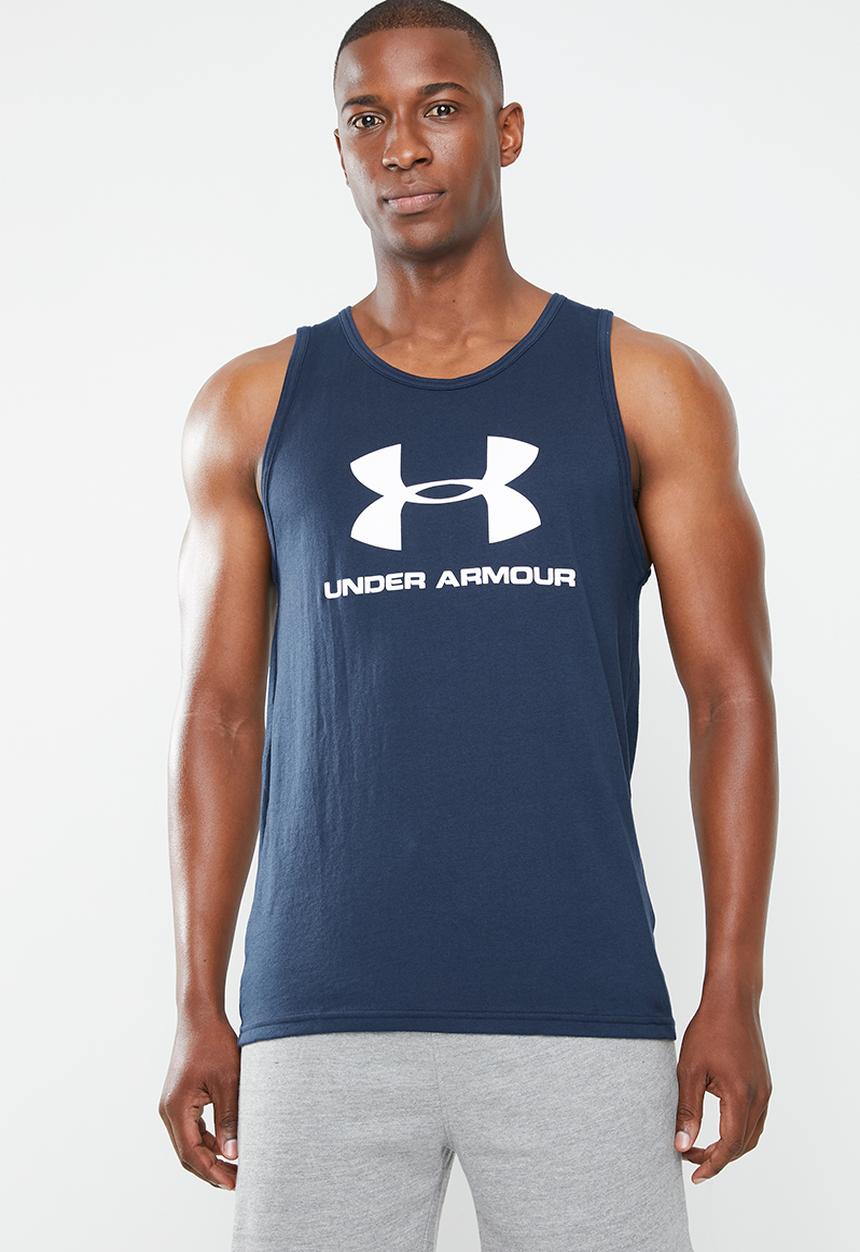 Under Armour - Sportstyle logo tank - navy