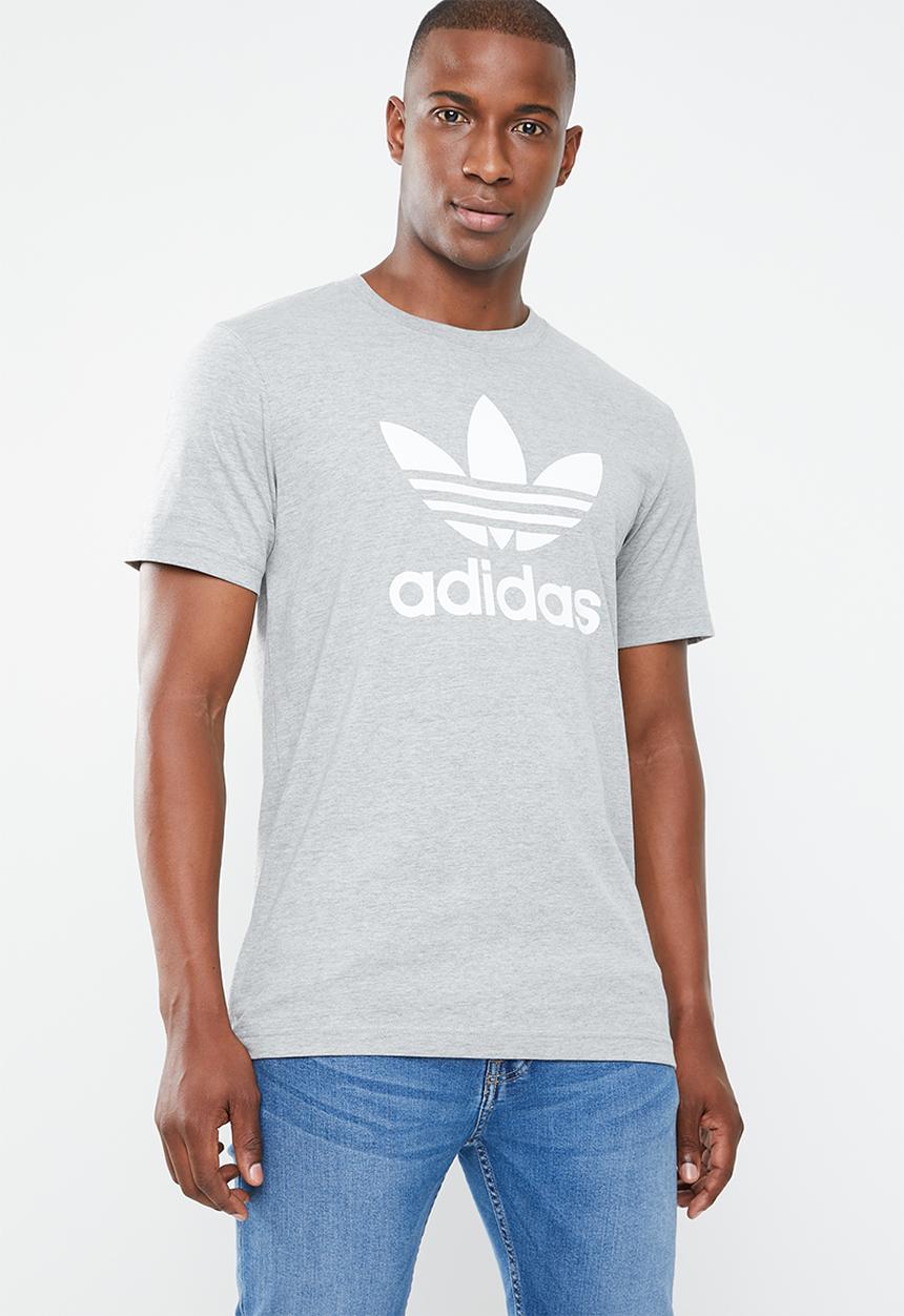 adidas Originals - Trefoil crew tee - grey