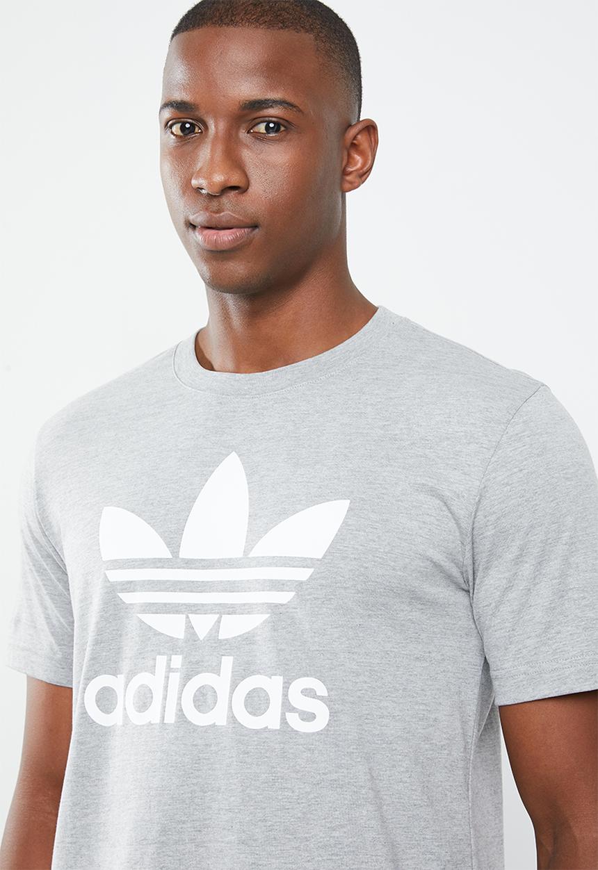 adidas Originals - Trefoil crew tee - grey