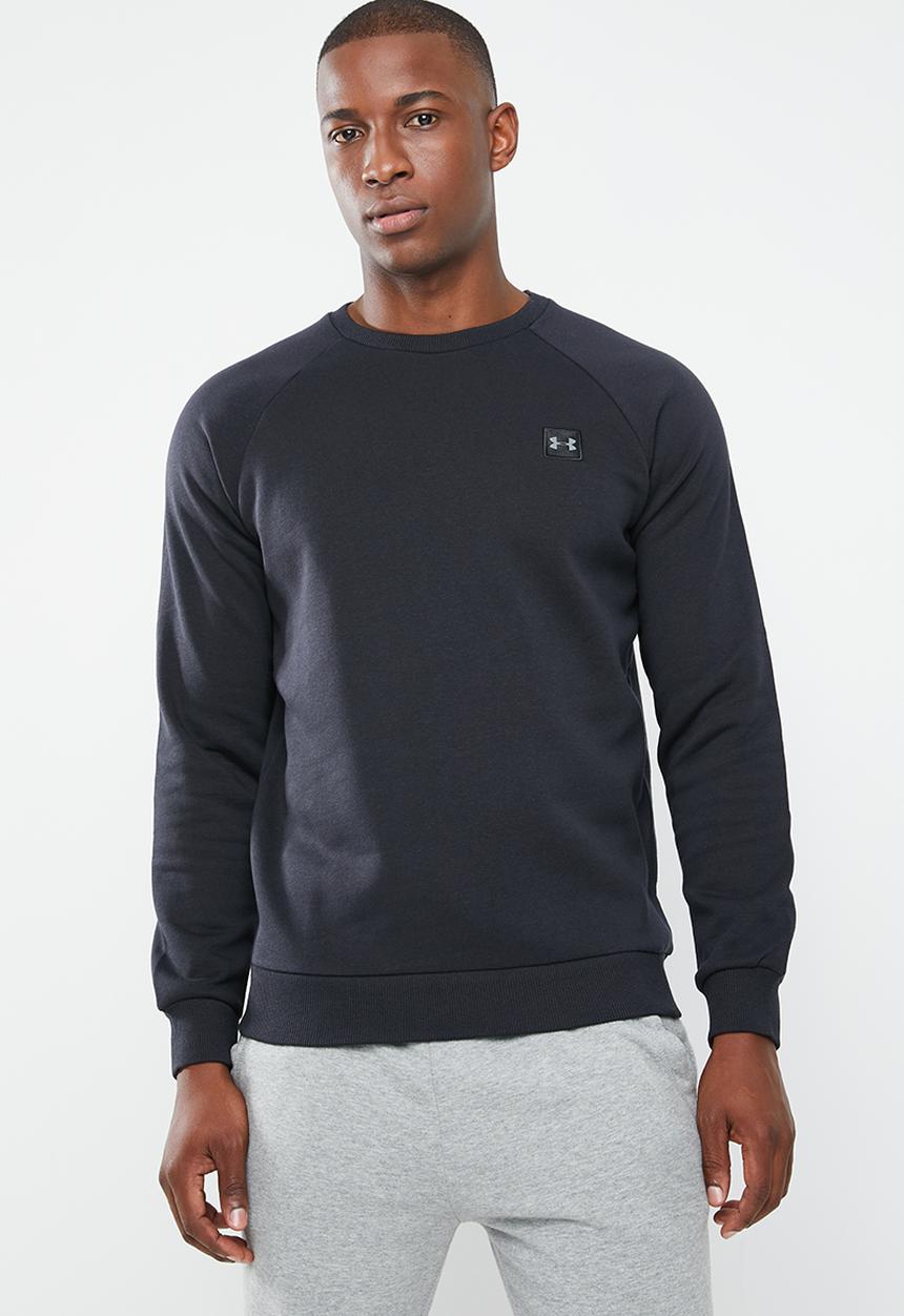 Under Armour - Rival fleece crew - black