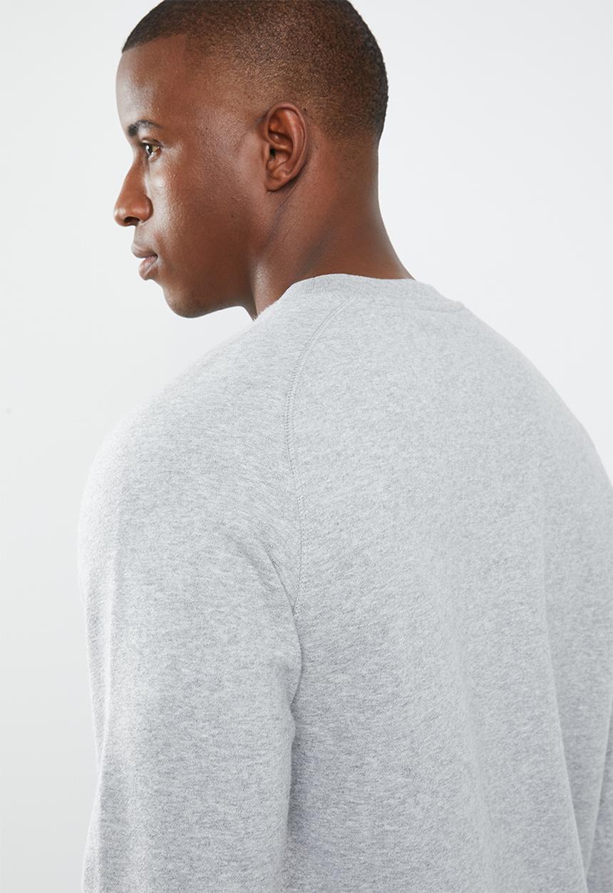 adidas Originals - Trefoil long sleeve crew sweater - grey