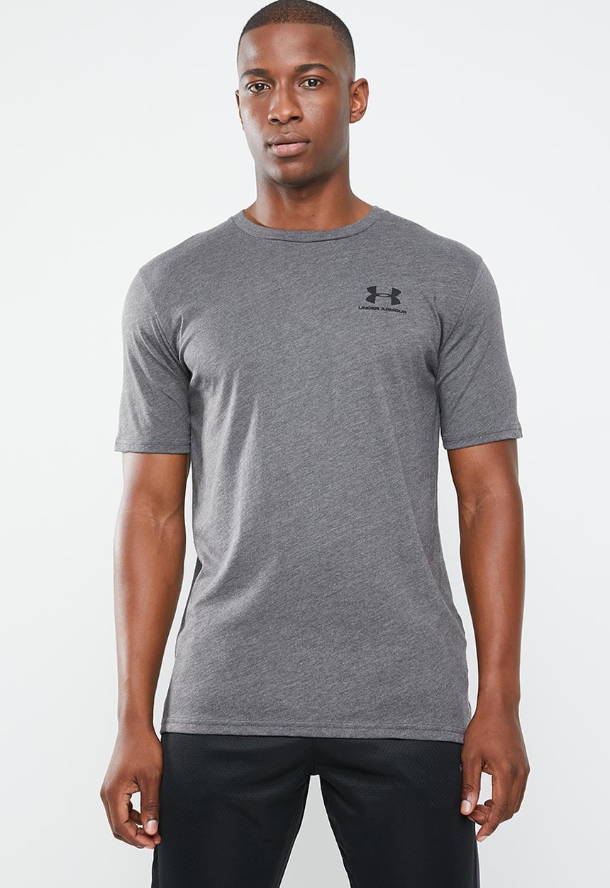 Under Armour - Sport style left chest tee - charcoal