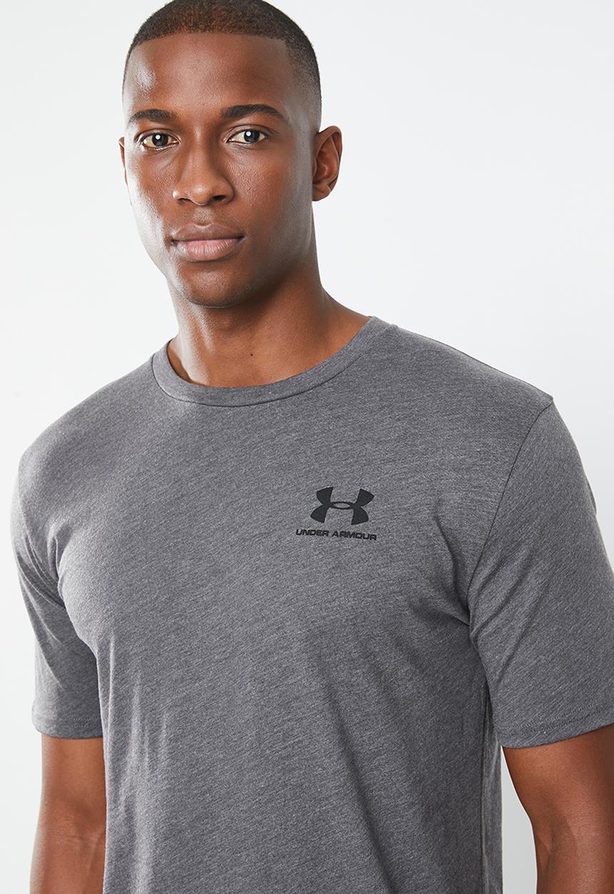 Under Armour - Sport style left chest tee - charcoal