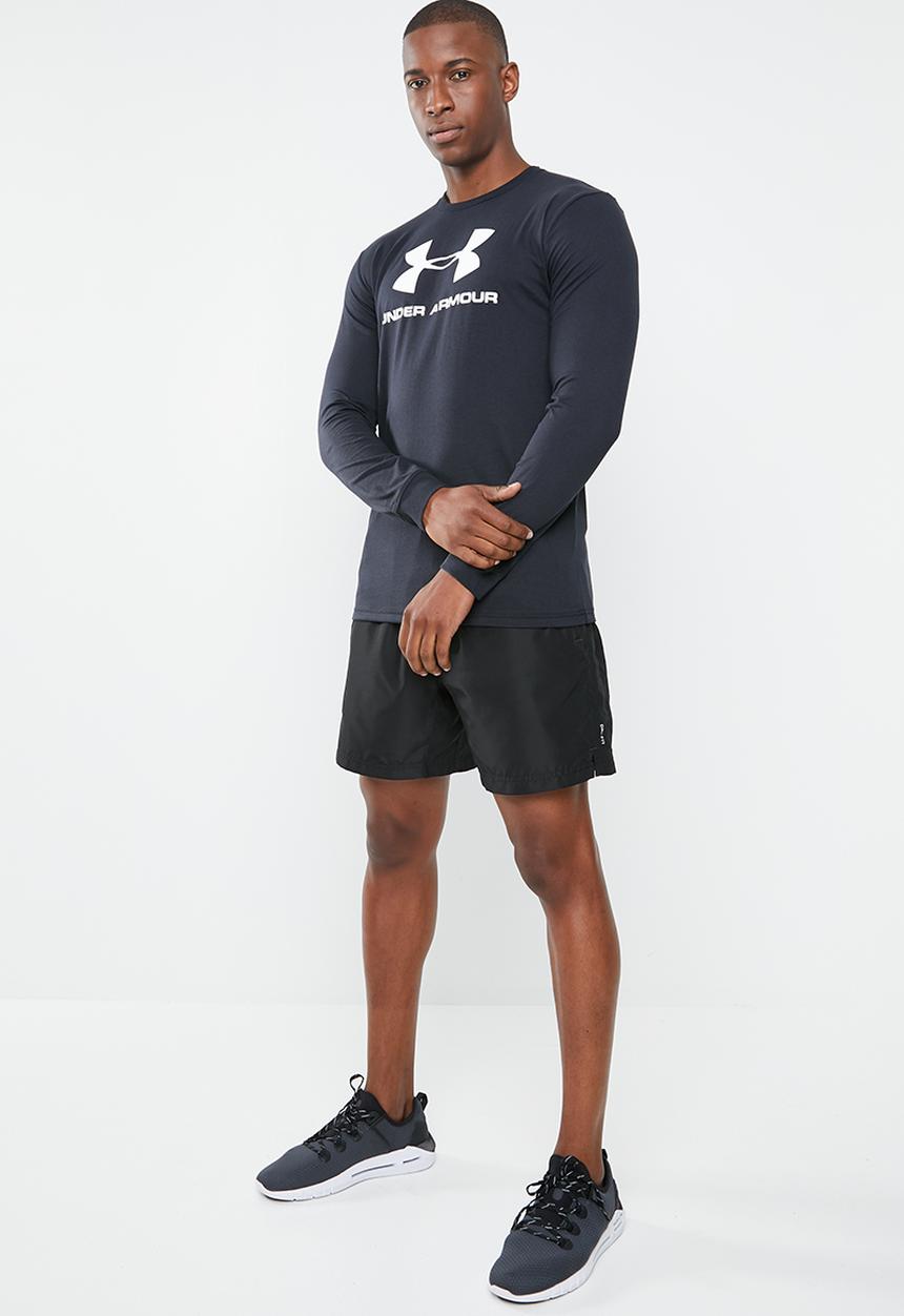 Under Armour - Sportstyle logo long sleeve tee - black