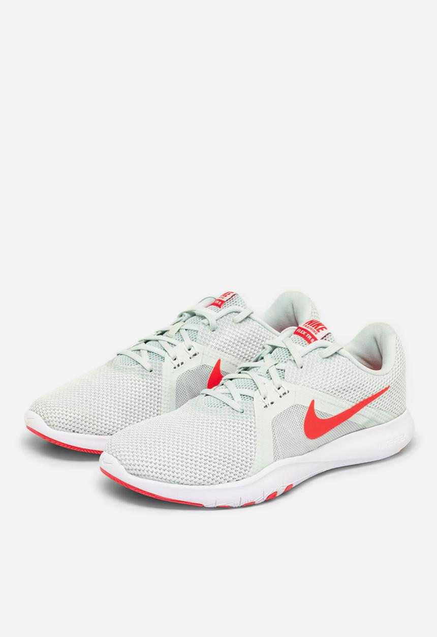 Nike - Flex trainers - barely grey/ember glow - sail