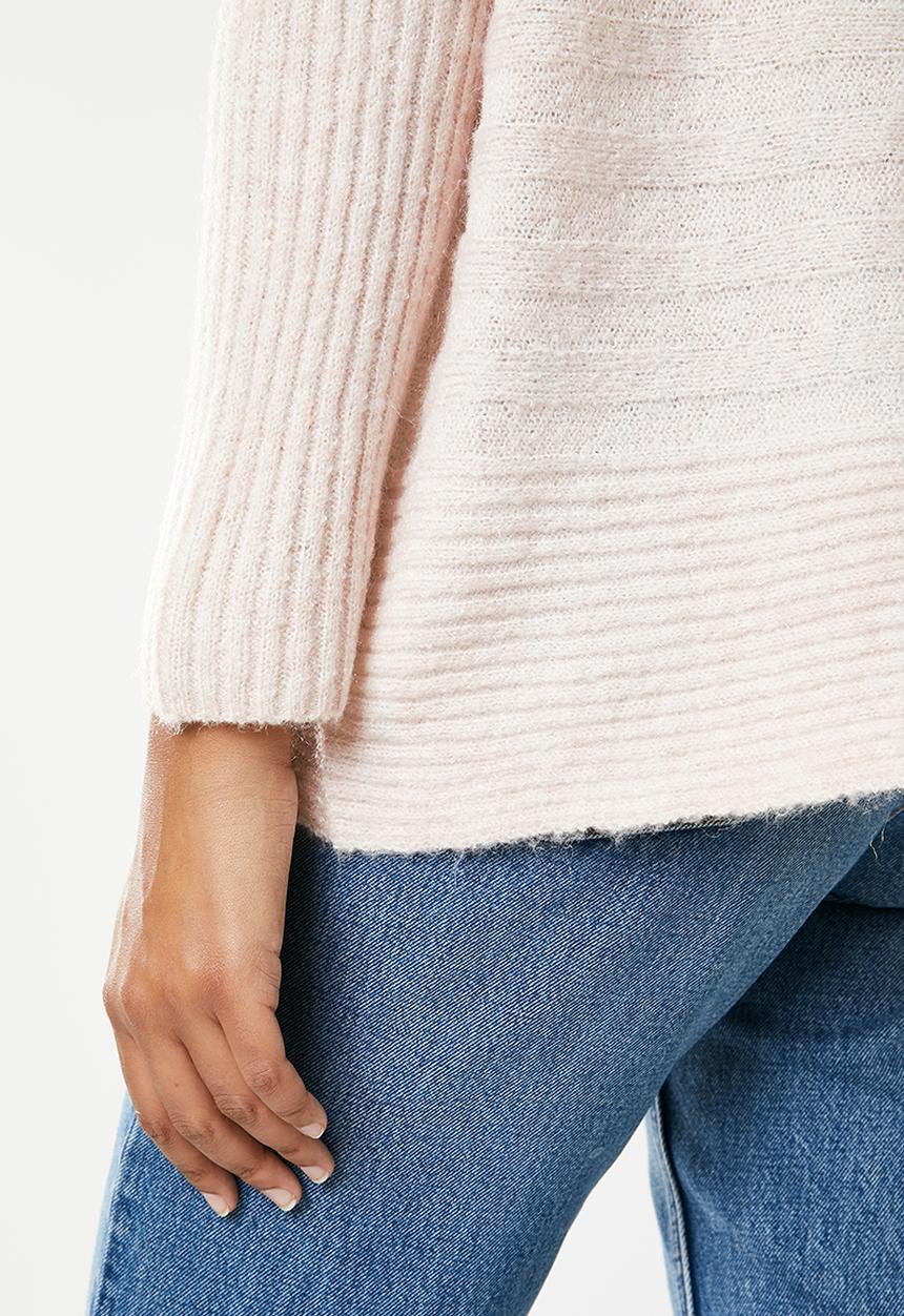 Superbalist - Soft touch turtle neck knit - pink