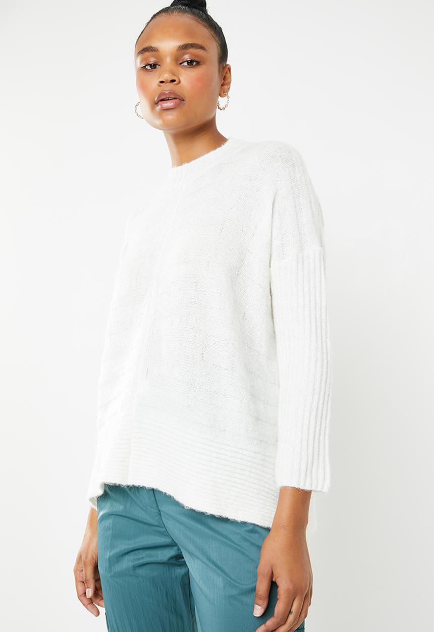 Superbalist - Soft touch turtle neck knit - milk