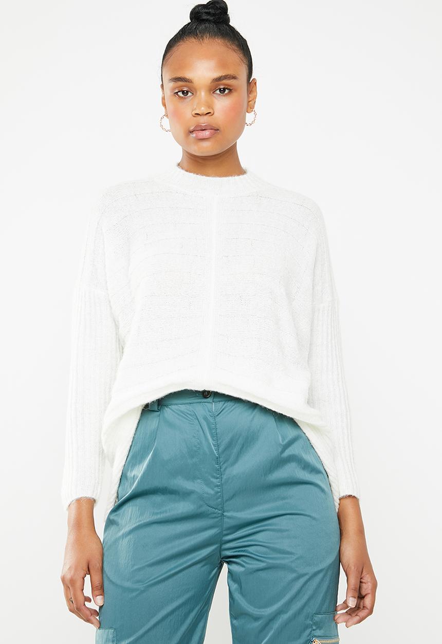 Superbalist - Soft touch turtle neck knit - milk