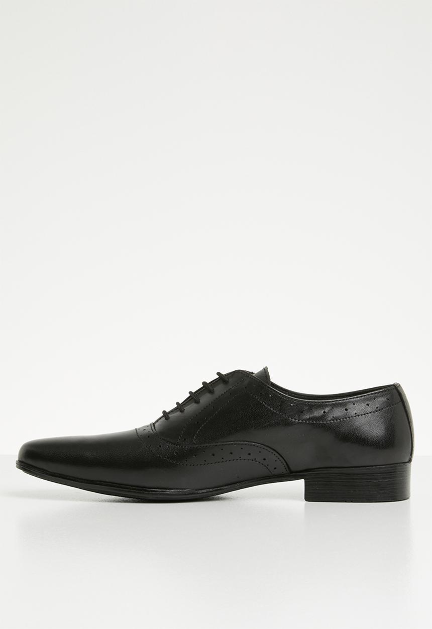 basicthread - Jonathan leather oxford - black