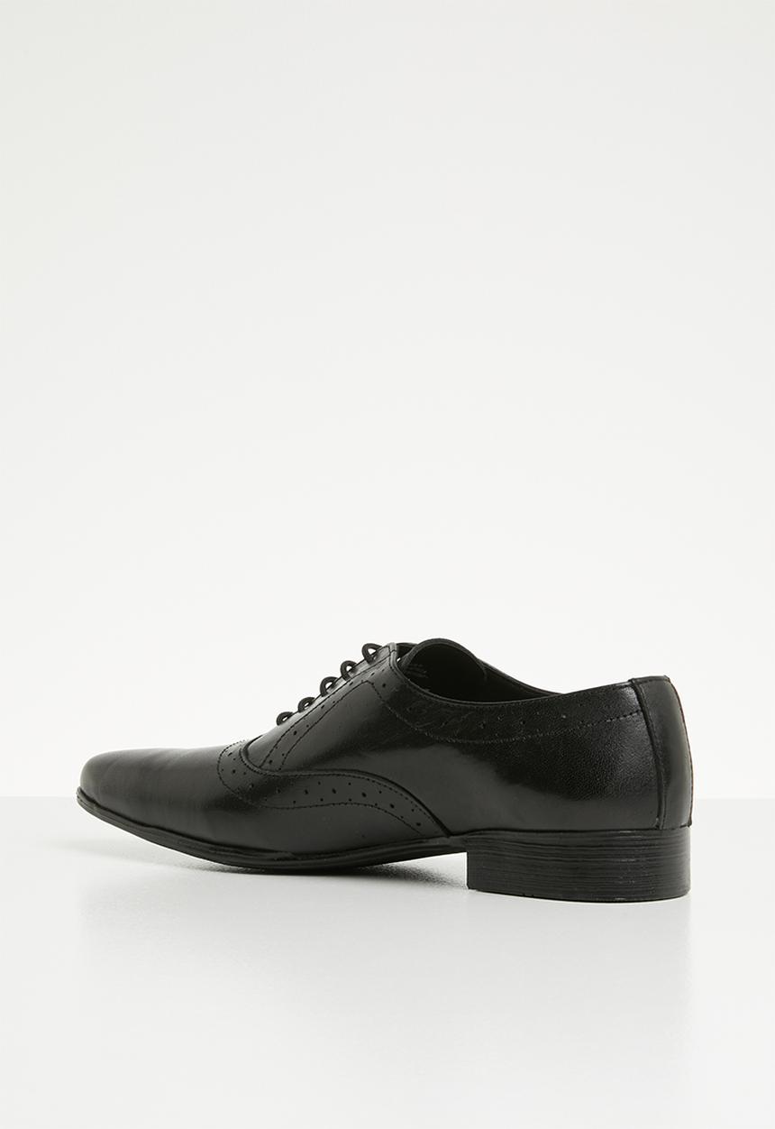 basicthread - Jonathan leather oxford - black