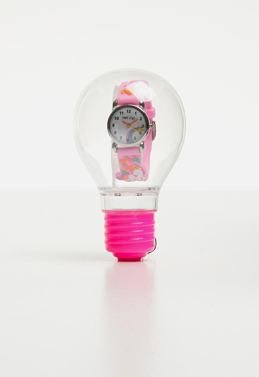 Cool Kids - 3-d unicorn watch - pink