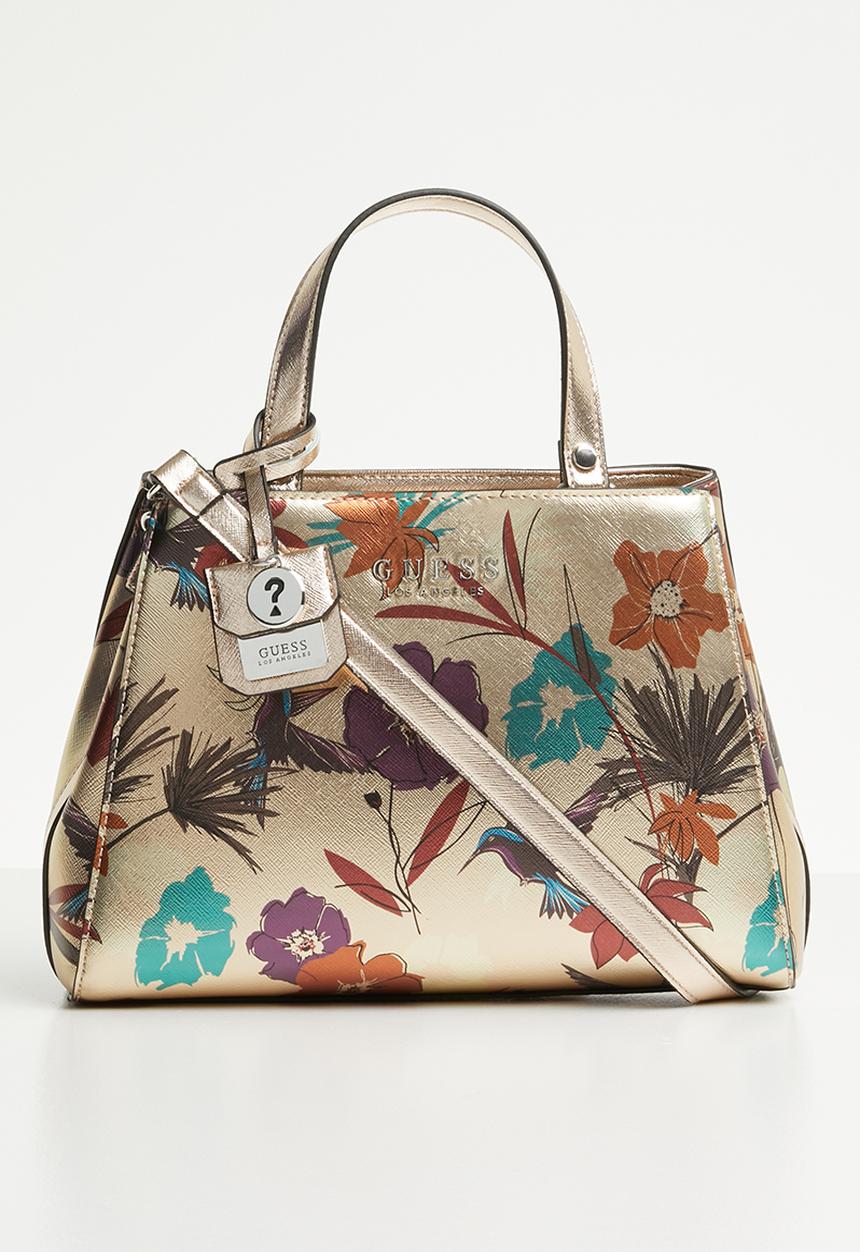 Rowe satchel bag - gold