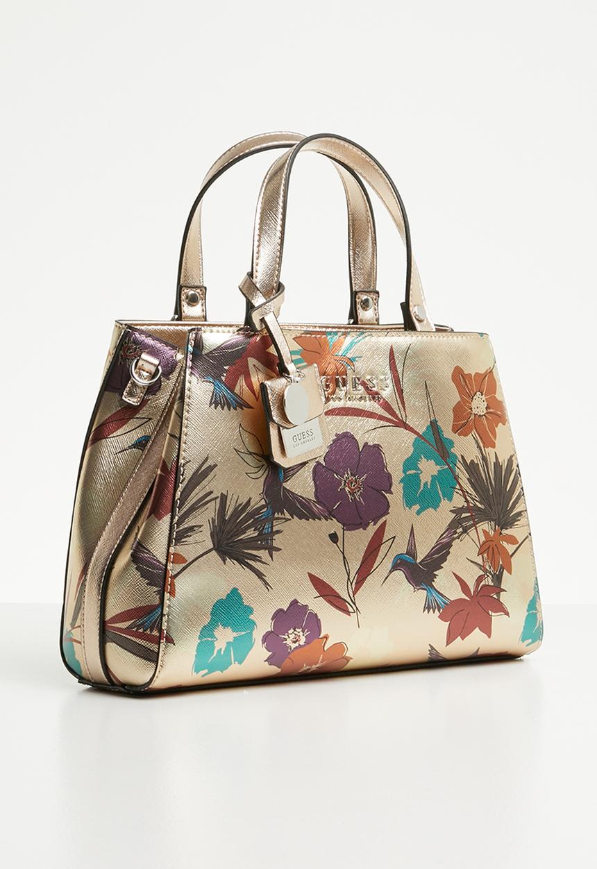 Rowe satchel bag - gold