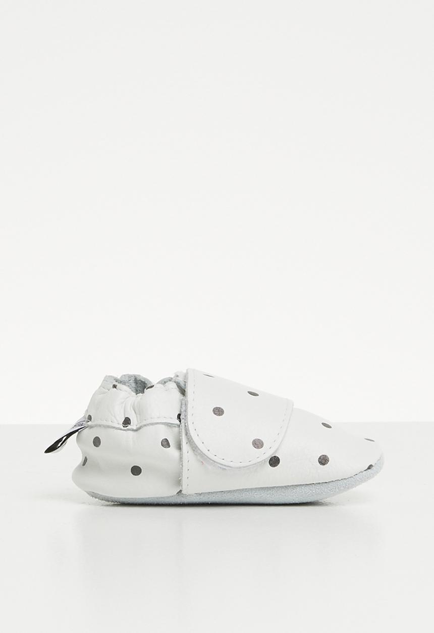 shooshoos - White speckled egg slip on - white