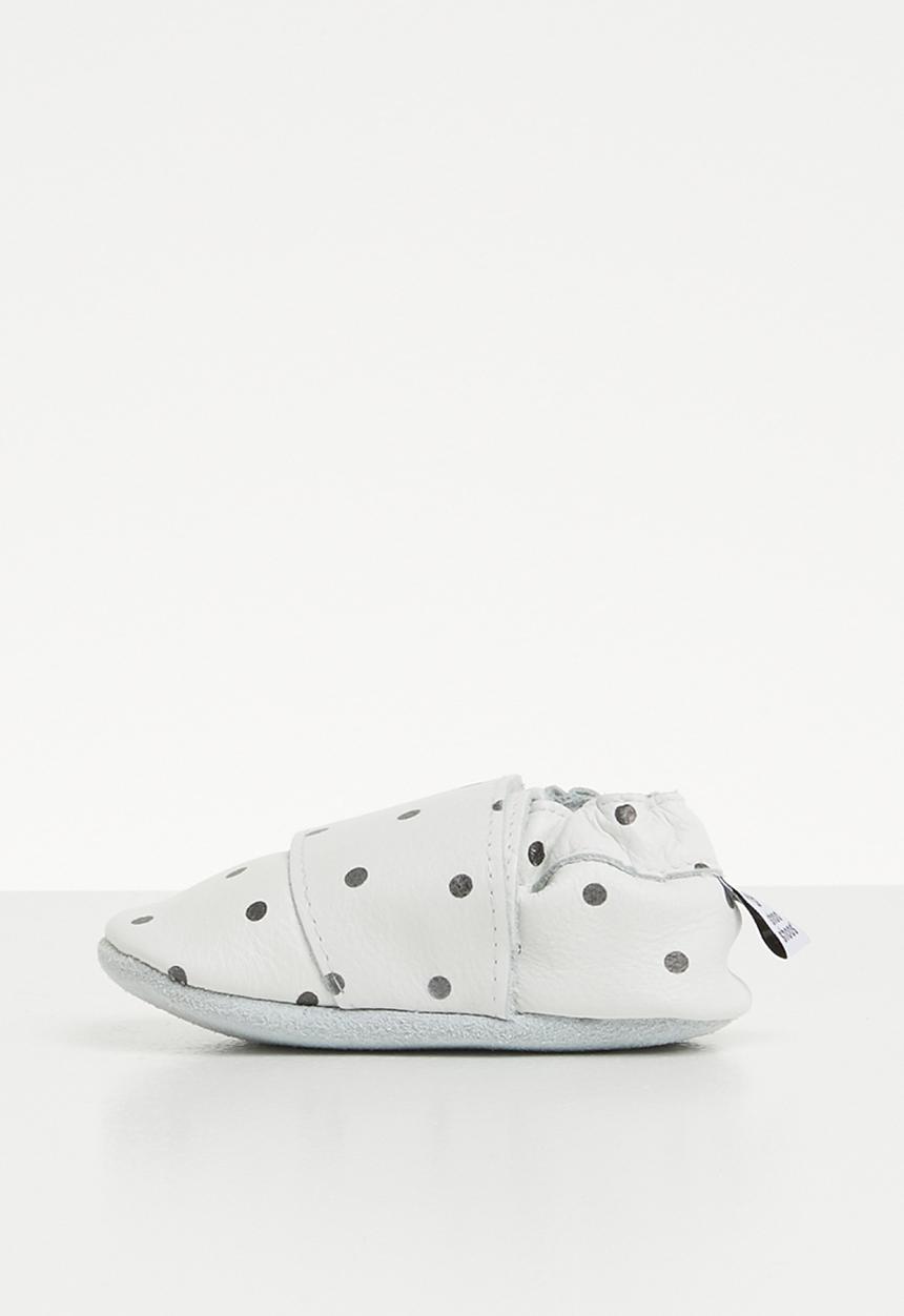 shooshoos - White speckled egg slip on - white