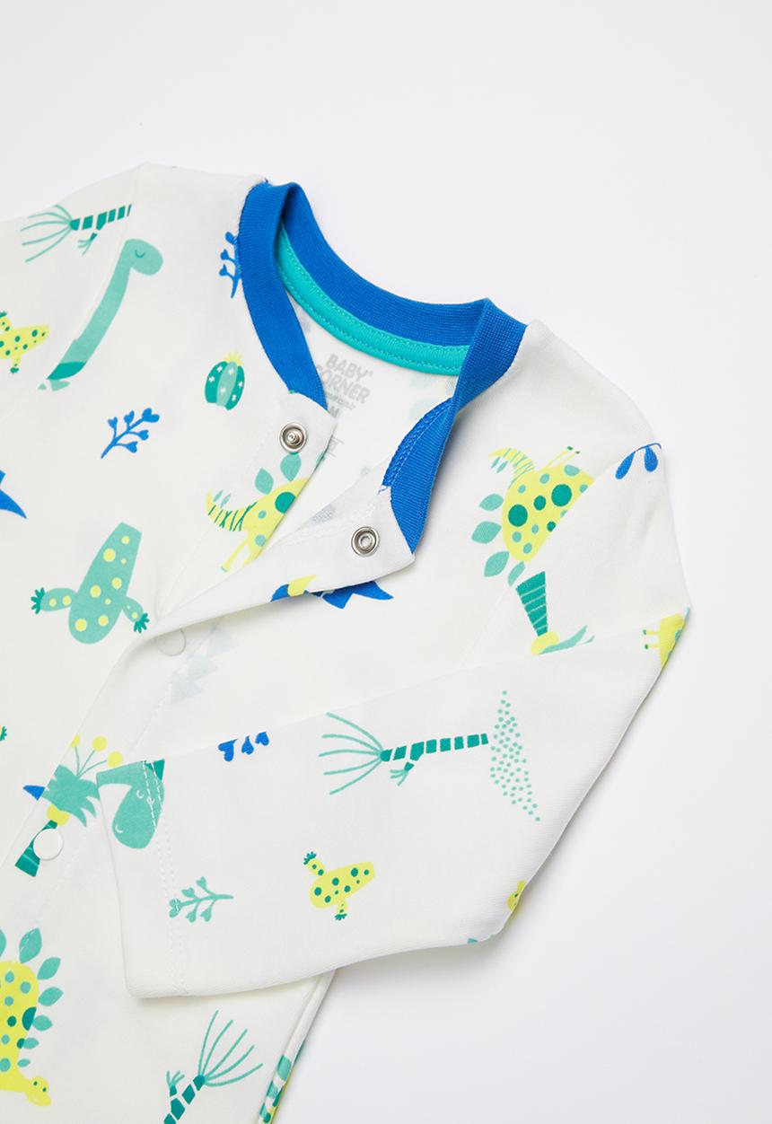 Baby Corner - Dino patterned sleepsuit & hat set - multi