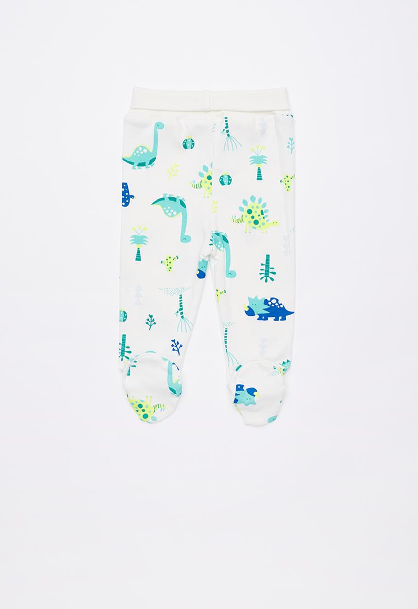 Baby Corner - Dino 2 pack footed pants - multi
