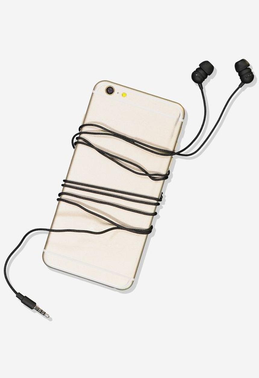 Typo - Luxe matte earphones - black